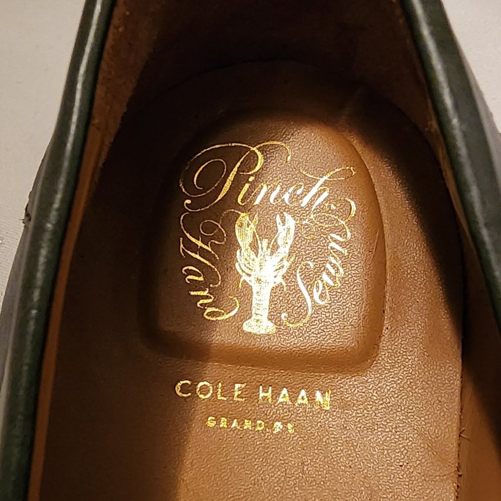 NWOT! Unworn Cole Haan Grand OS Pinch Dark Blue-Black Loafer Men' Size 11 M - Picture 3 of 10